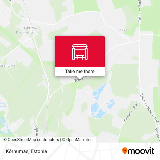 Карта Kõrnumäe