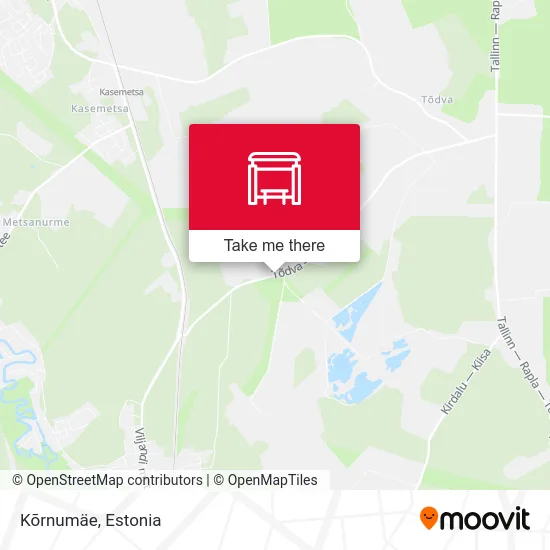 Карта Kõrnumäe