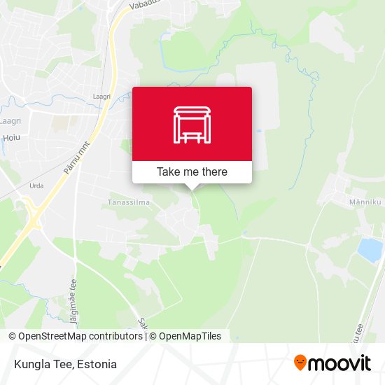 Kungla Tee map