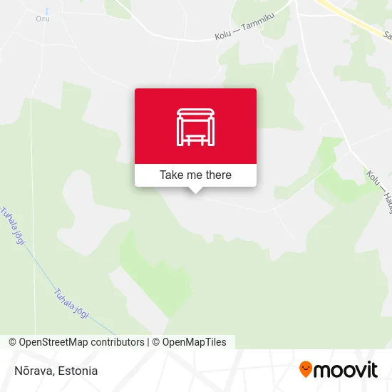 Карта Nõrava