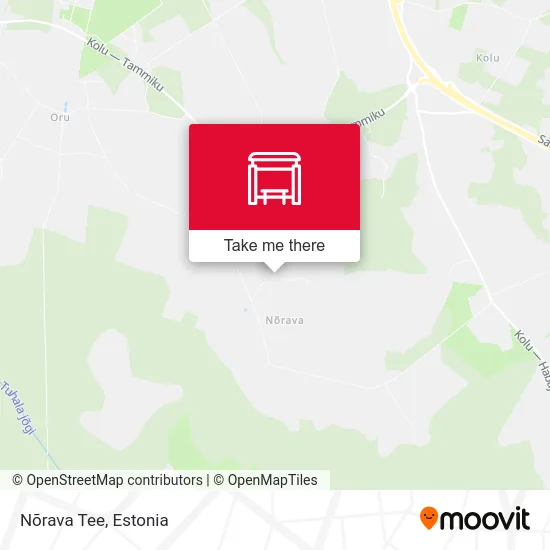 Карта Nõrava Tee