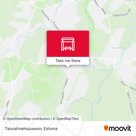 Карта Talurahvamuuseum