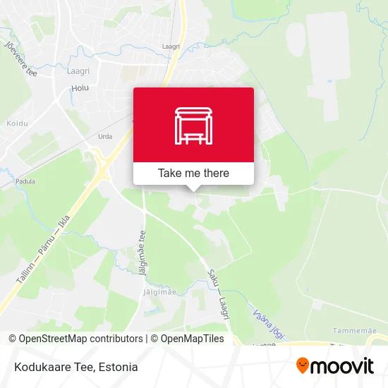 Карта Kodukaare Tee