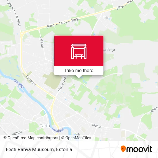 Карта Eesti Rahva Muuseum