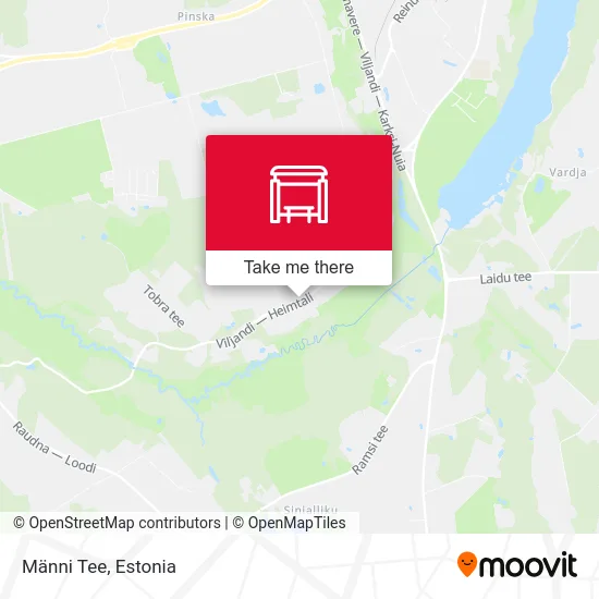 Карта Männi Tee