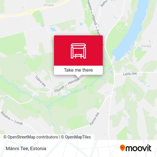 Карта Männi Tee