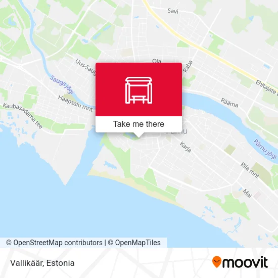 Карта Vallikäär