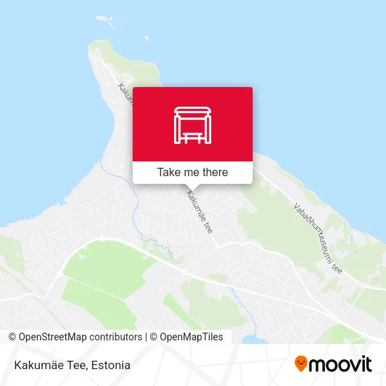 Карта Kakumäe Tee