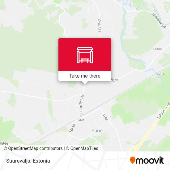 Карта Suurevälja