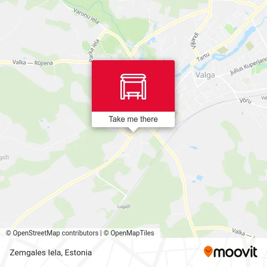 Карта Zemgales Iela