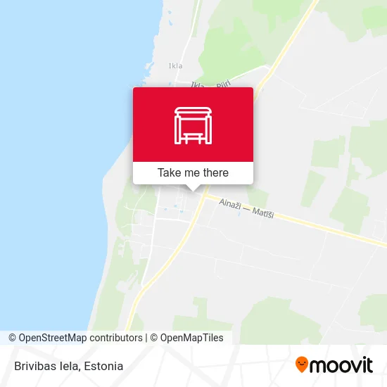 Карта Brivibas Iela