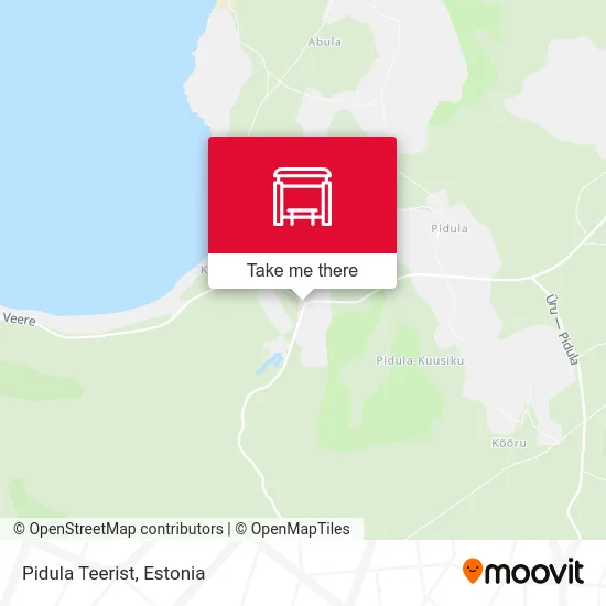 Карта Pidula Teerist