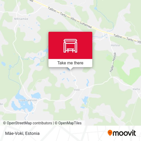 Карта Mäe-Voki