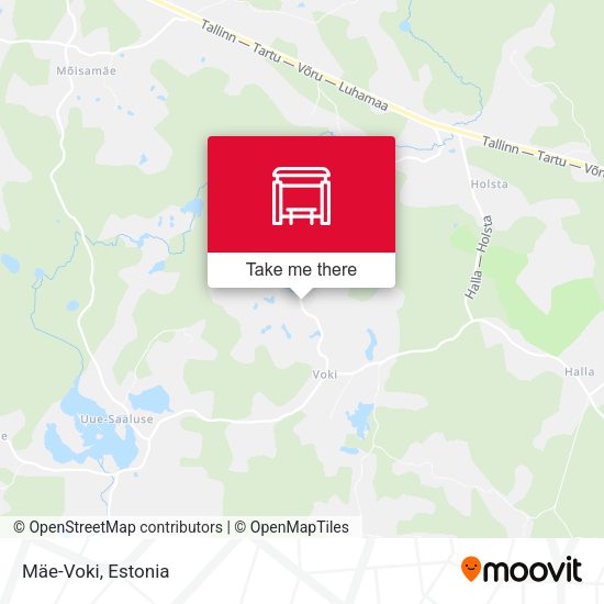 Карта Mäe-Voki
