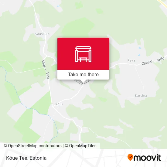 Карта Kõue Tee