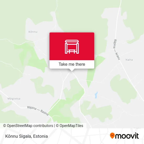 Карта Kõnnu Sigala