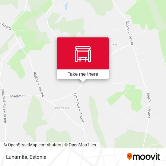 Карта Luhamäe