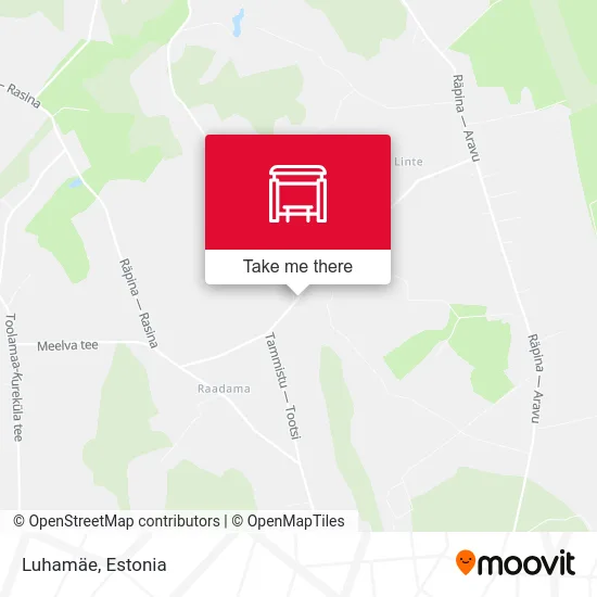 Карта Luhamäe
