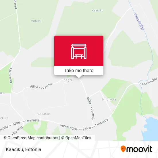 Карта Kaasiku