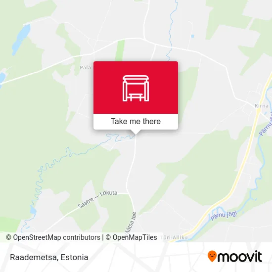 Карта Raademetsa