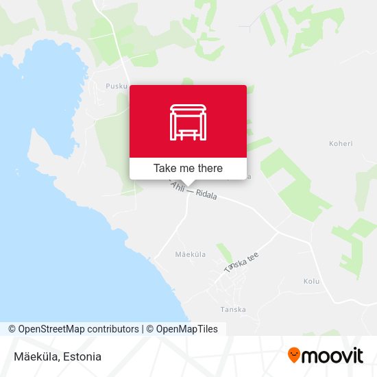 Карта Mäeküla