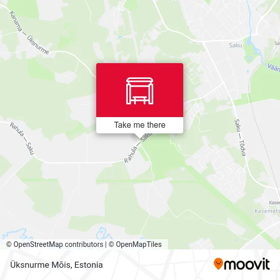 Карта Üksnurme Mõis