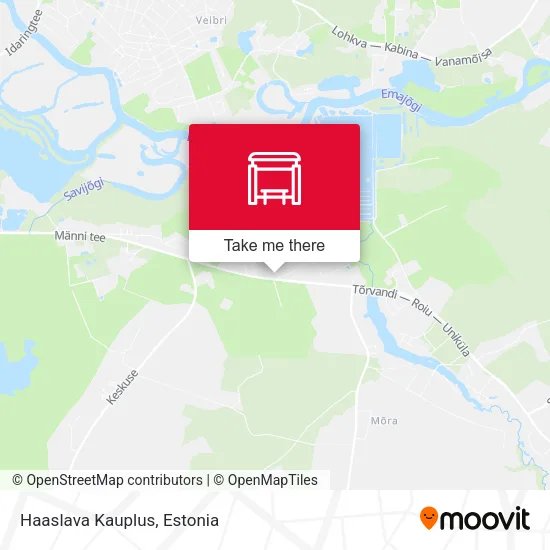 Карта Haaslava Kauplus