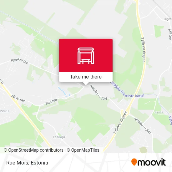 Карта Rae Mõis