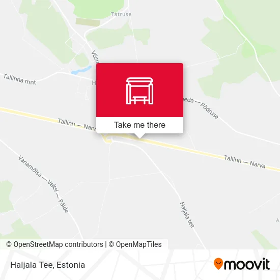 Карта Haljala Tee