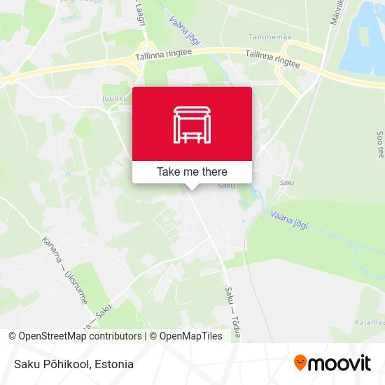 Карта Saku Põhikool