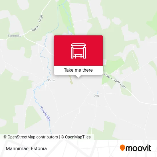 Карта Männimäe