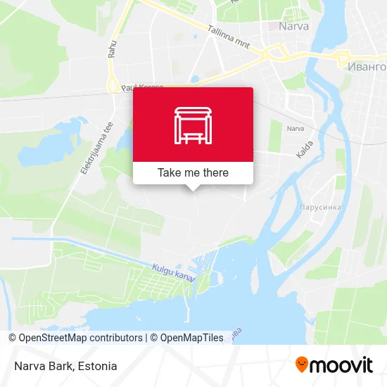 Narva Bark map