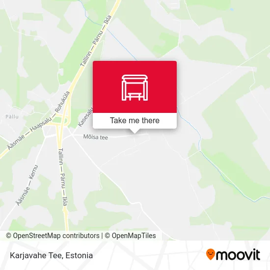 Карта Karjavahe Tee