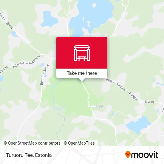 Карта Turuoru Tee