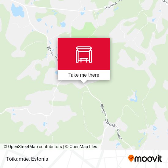 Карта Tõikamäe