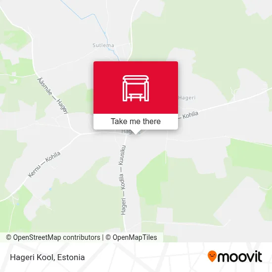 Hageri Kool map