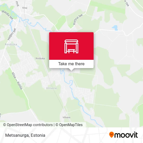 Карта Metsanurga