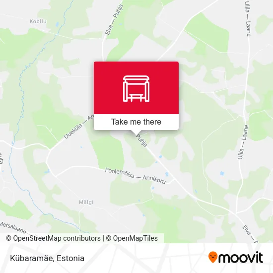 Карта Kübaramäe