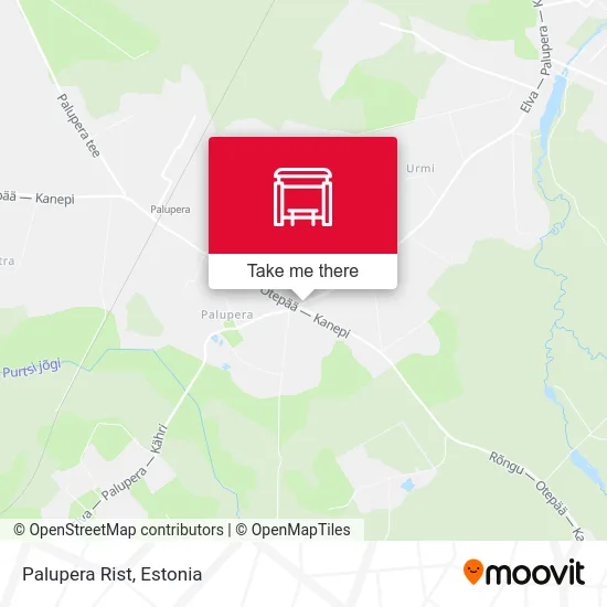 Карта Palupera Rist