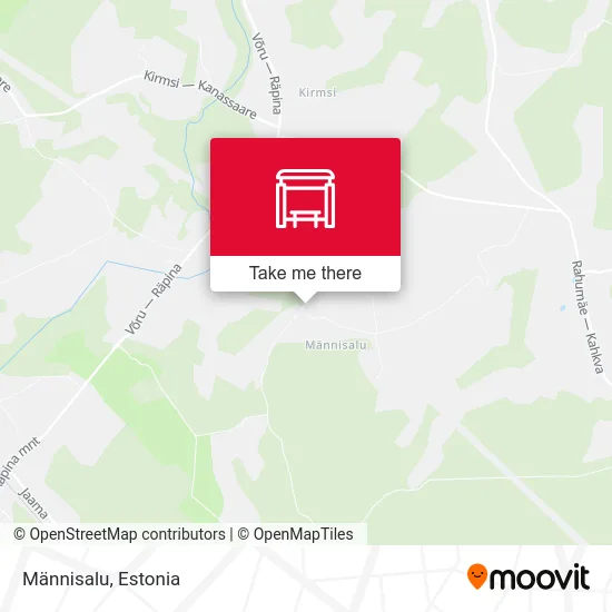 Карта Männisalu