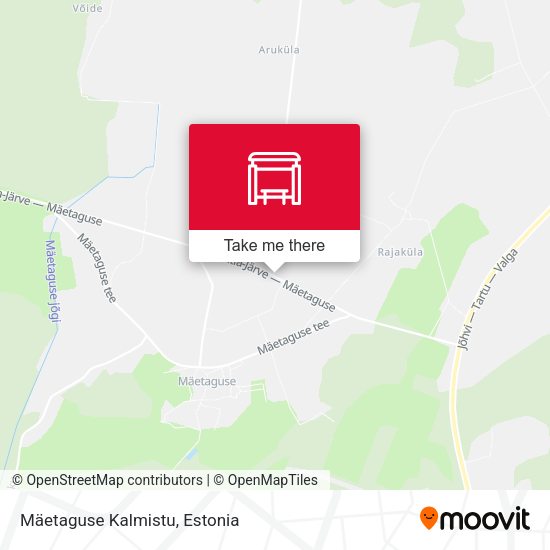 Карта Mäetaguse Kalmistu