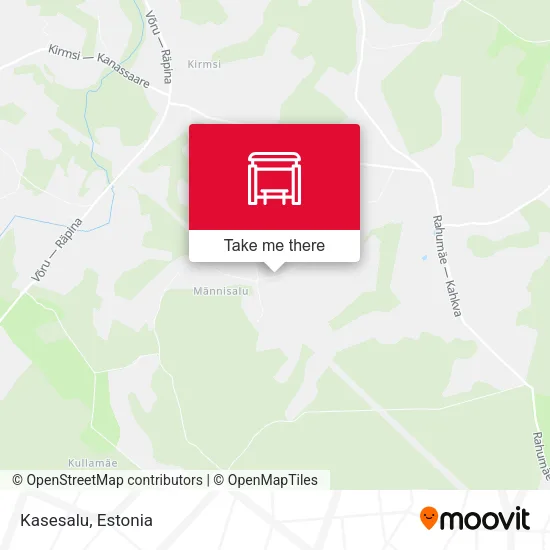 Карта Kasesalu