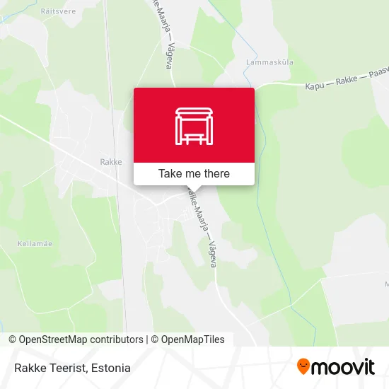 Карта Rakke Teerist