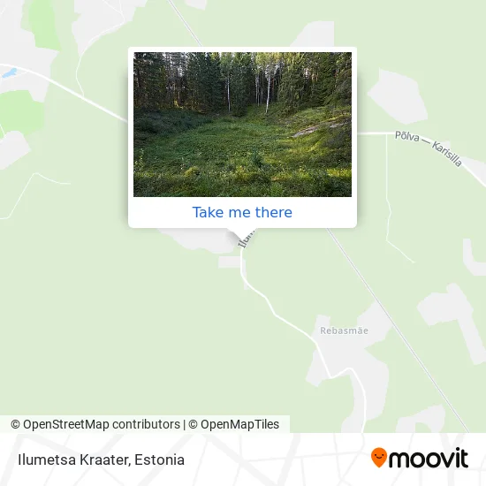 Карта Ilumetsa Kraater
