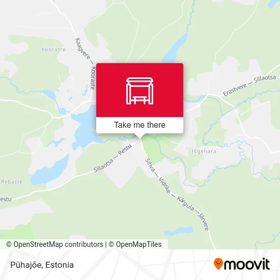 Карта Pühajõe
