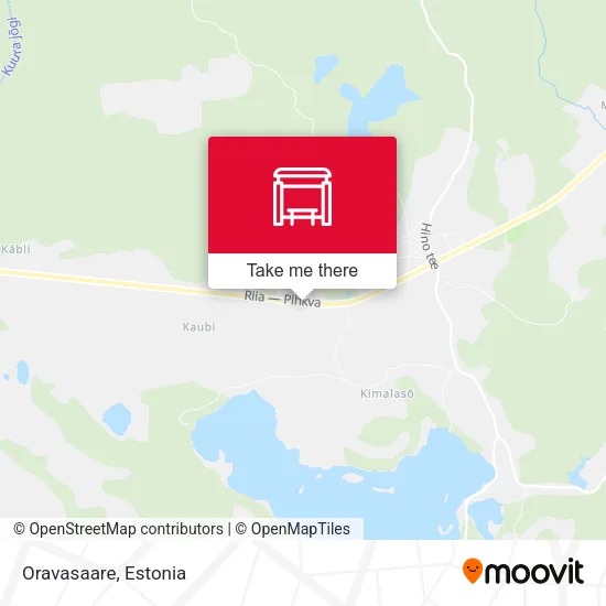 Карта Oravasaare