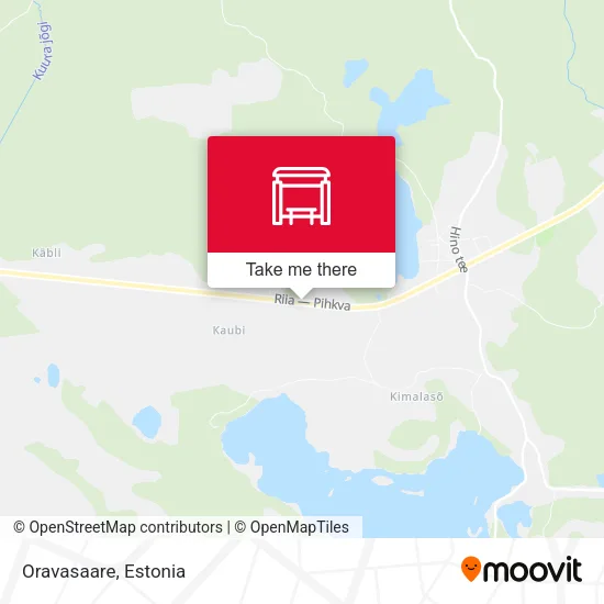 Карта Oravasaare