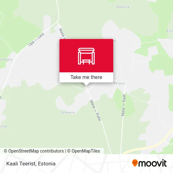 Карта Kaali Teerist