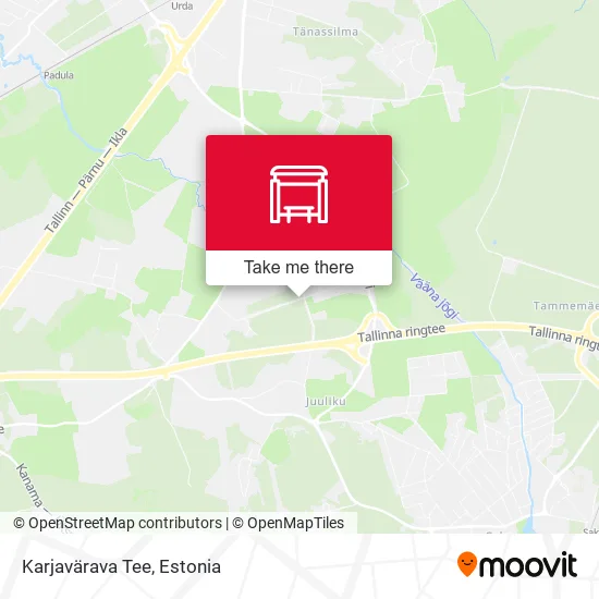 Карта Karjavärava Tee
