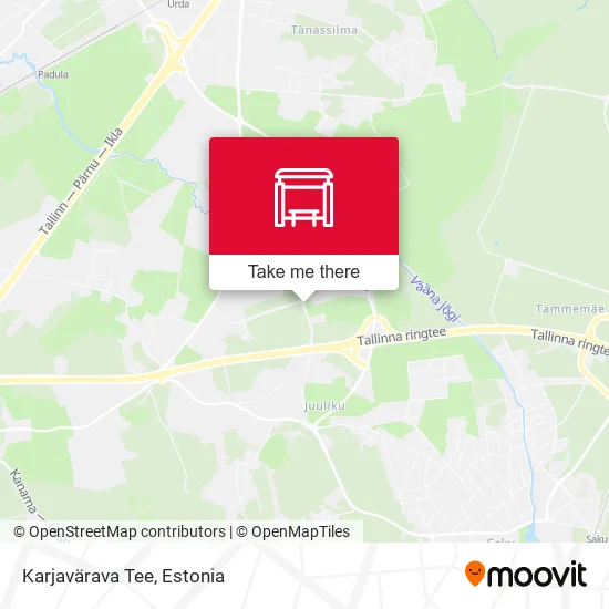 Карта Karjavärava Tee